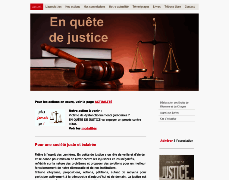 Enquetedejustice.org thumbnail