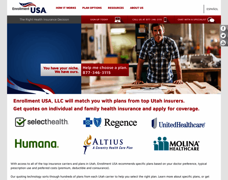 Enrollmentusa.com thumbnail