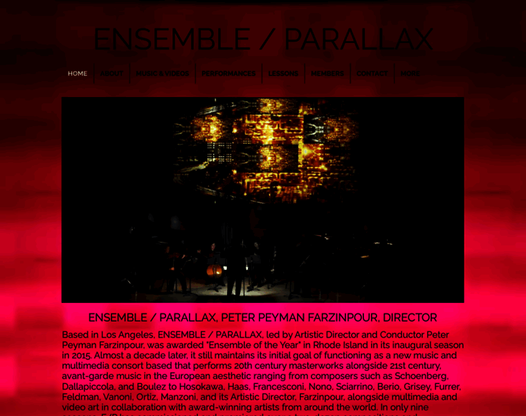 Ensembleparallax.com thumbnail