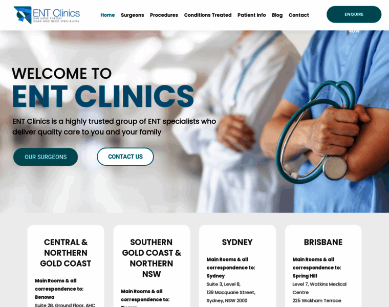 Ent-clinics.com.au thumbnail