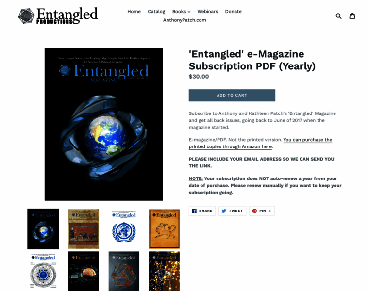 Entangledmagazine.us thumbnail