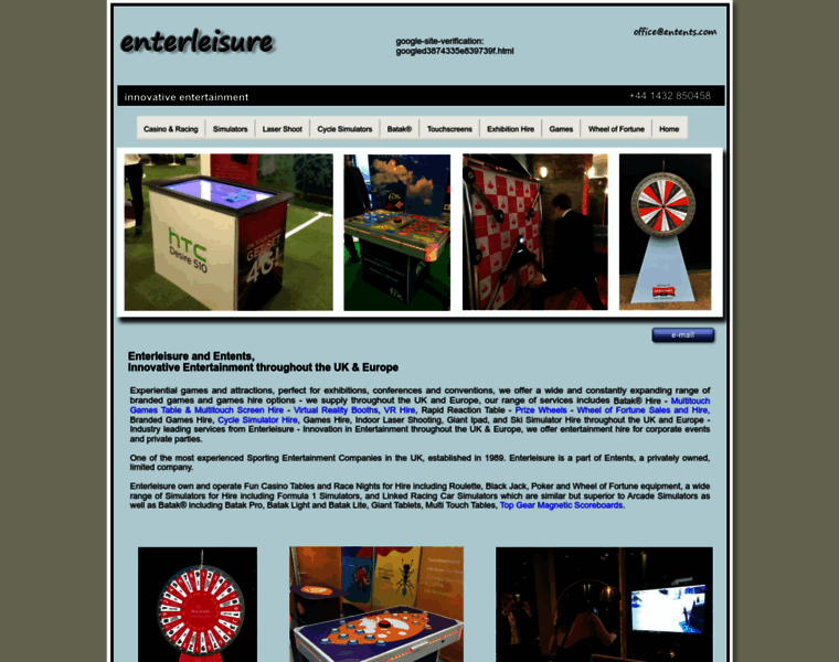 Enterleisure.co.uk thumbnail