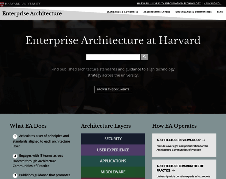 Enterprisearchitecture.harvard.edu thumbnail