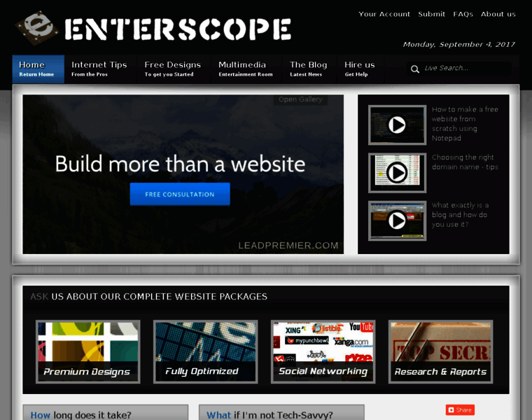 Enterscope.com thumbnail