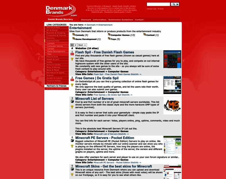 Entertainment.denmark-brands.com thumbnail