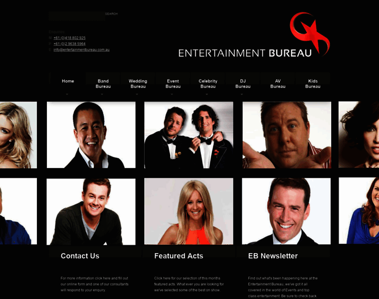Entertainmentbureau.com.au thumbnail