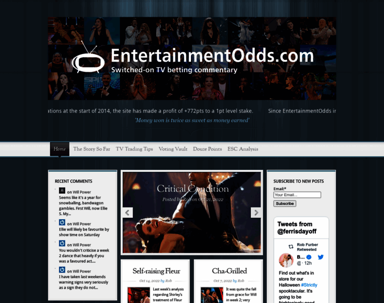 Entertainmentodds.com thumbnail