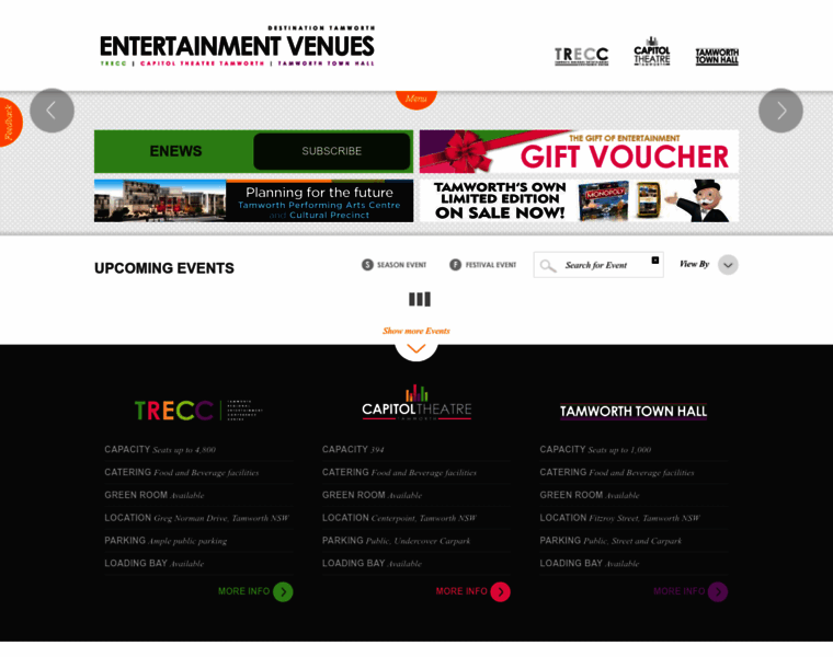 Entertainmentvenues.com.au thumbnail