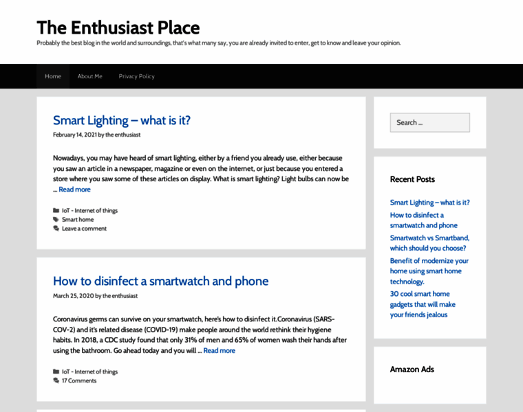 Enthusiastplace.com thumbnail