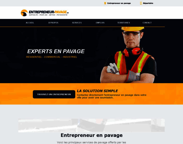 Entrepreneur-pavage.ca thumbnail