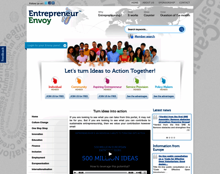 Entrepreneurenvoy.org thumbnail