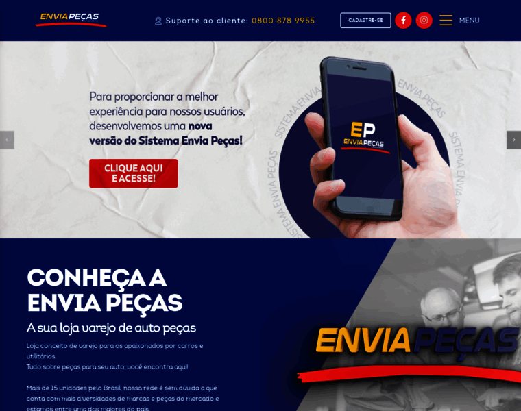 Enviapecas.com.br thumbnail