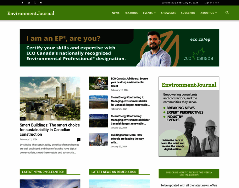 Environmentjournal.ca thumbnail