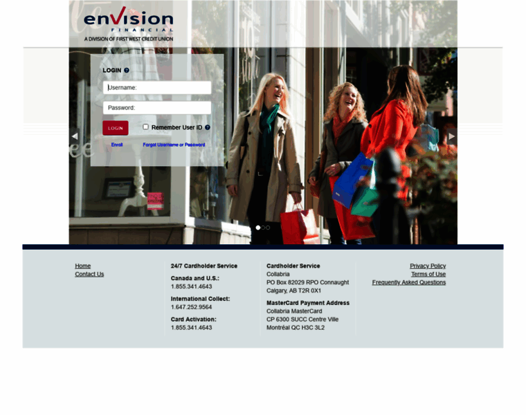 Envisionfinancial.mycardinfo.com thumbnail