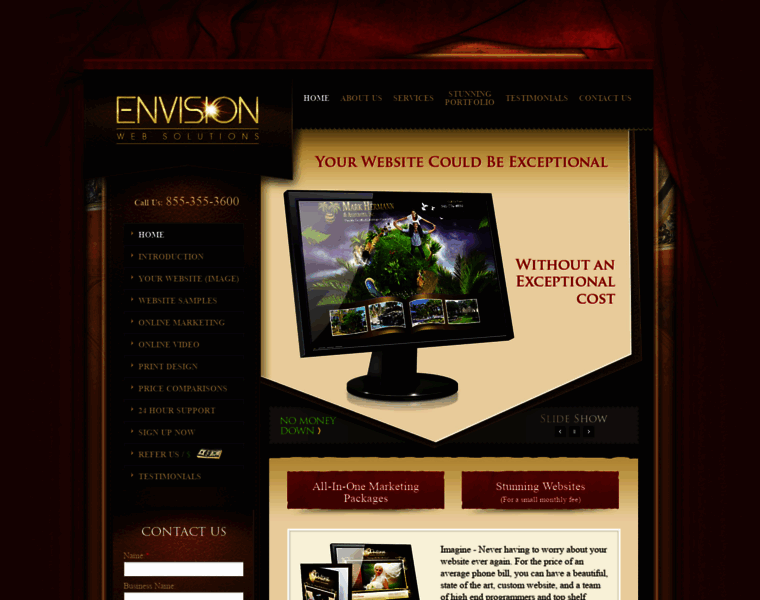 Envisionwebsolutions.com thumbnail