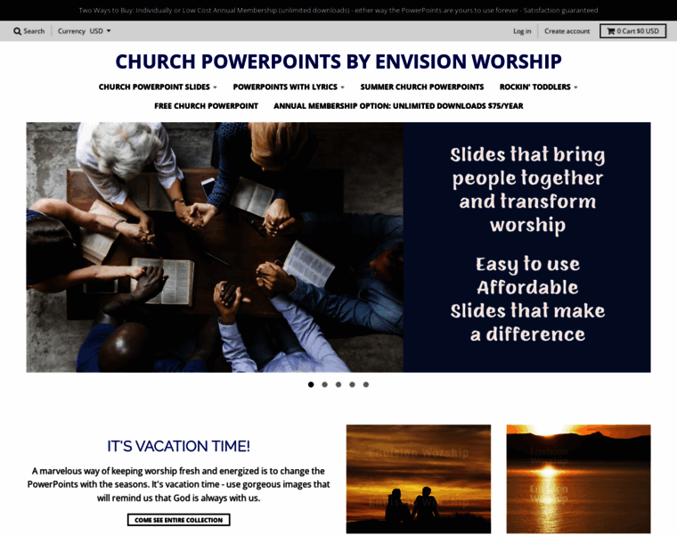 Envisionworship.com thumbnail