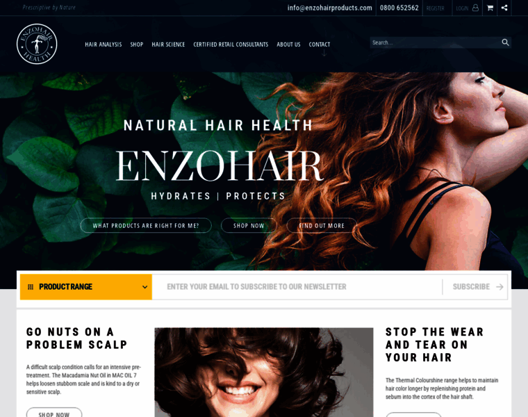 Enzohairproducts.com thumbnail