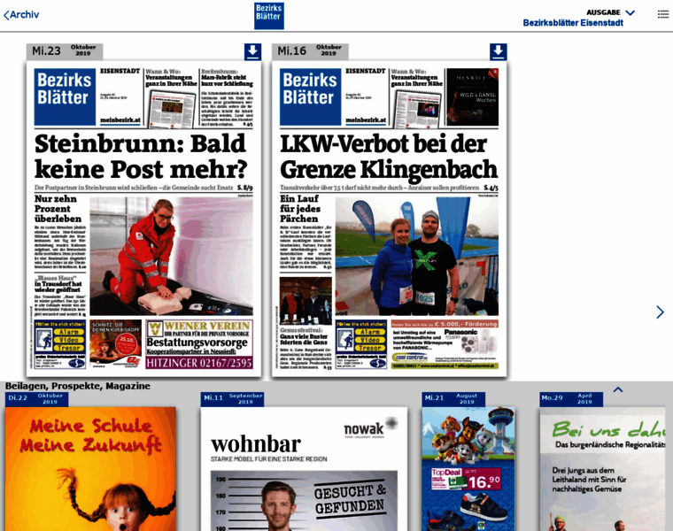 Epaper.meinbezirk.at thumbnail