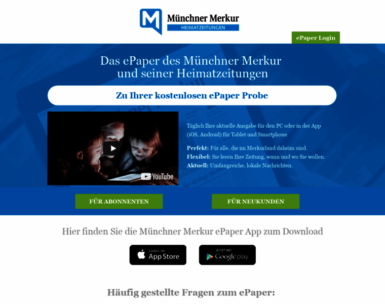 Epaper.merkur-online.de thumbnail