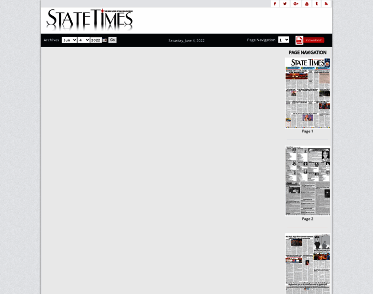 Epaper.statetimes.in thumbnail