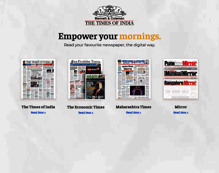 Epaperlive.timesofindia.com thumbnail