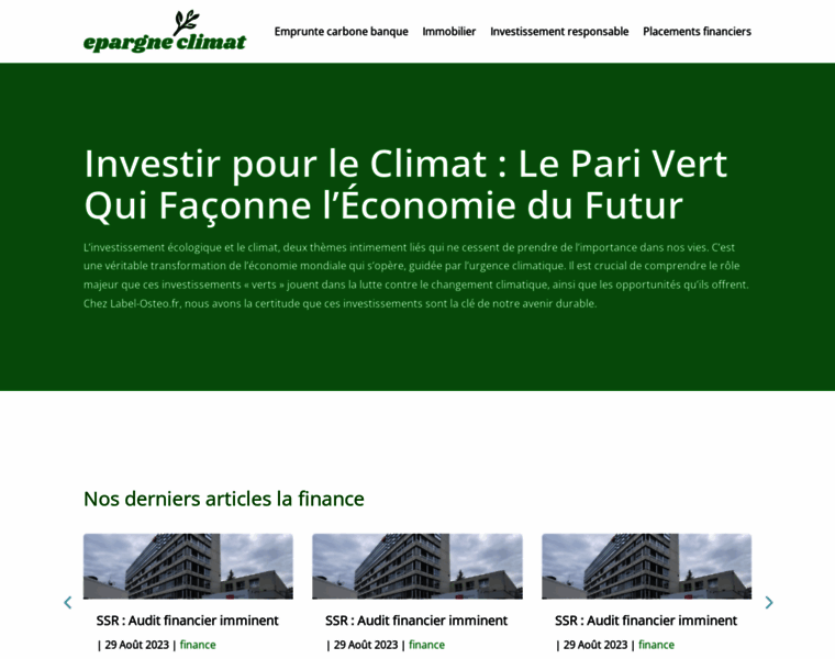 Epargneclimat.fr thumbnail