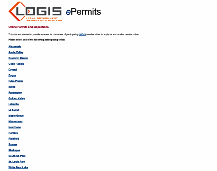 Epermits.logis.org thumbnail