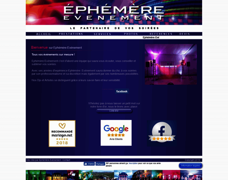 Ephemere-evenement.com thumbnail