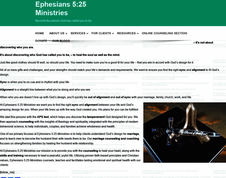 Ephesians525.org thumbnail