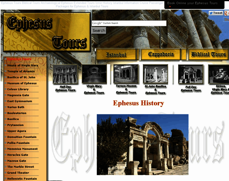 Ephesustour.us thumbnail