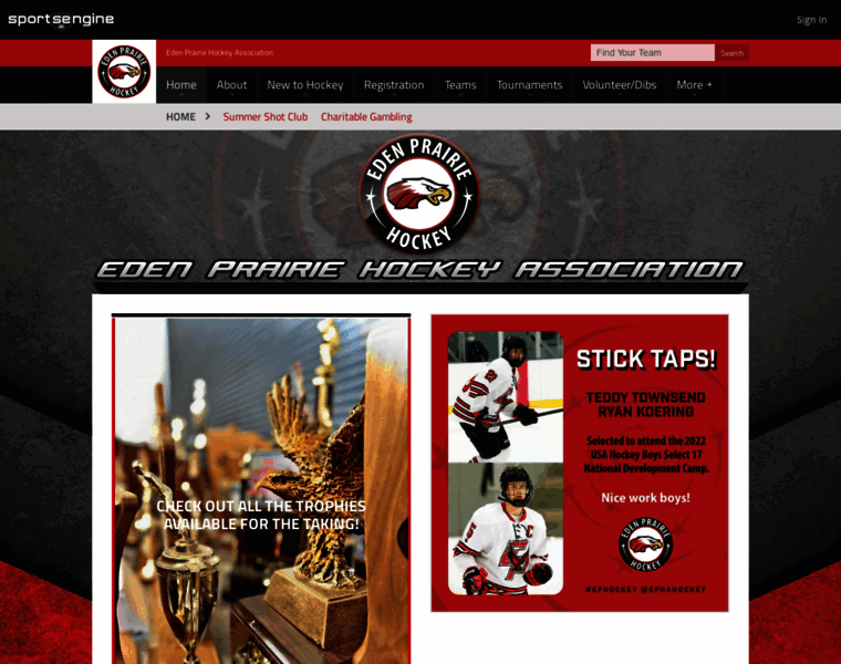 Ephockey.com thumbnail