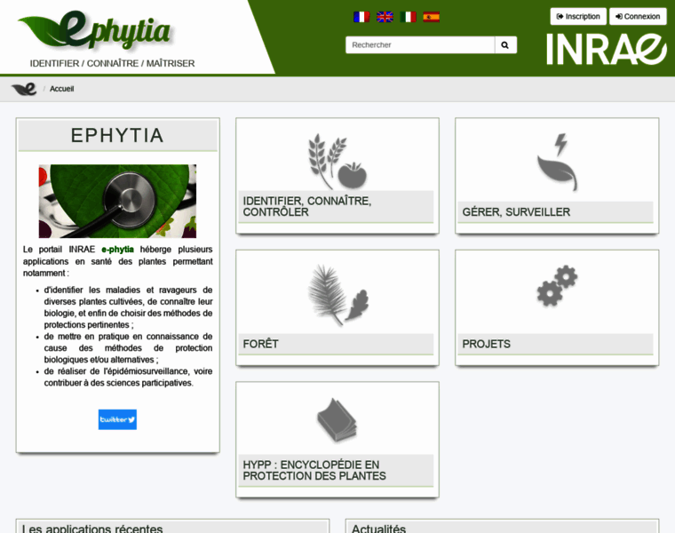 Ephytia.inra.fr thumbnail