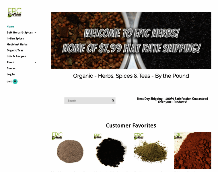 Epic-herbs.com thumbnail