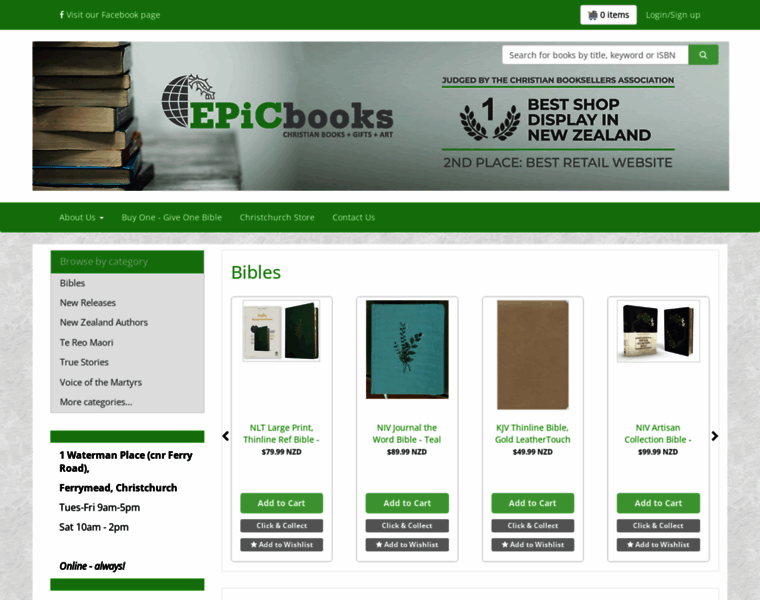 Epicbooks.co.nz thumbnail