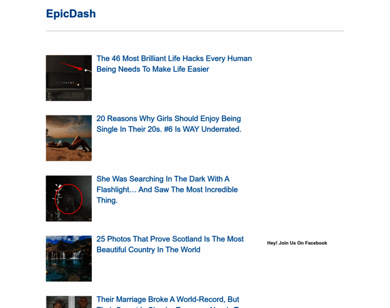 Epicdash.com thumbnail