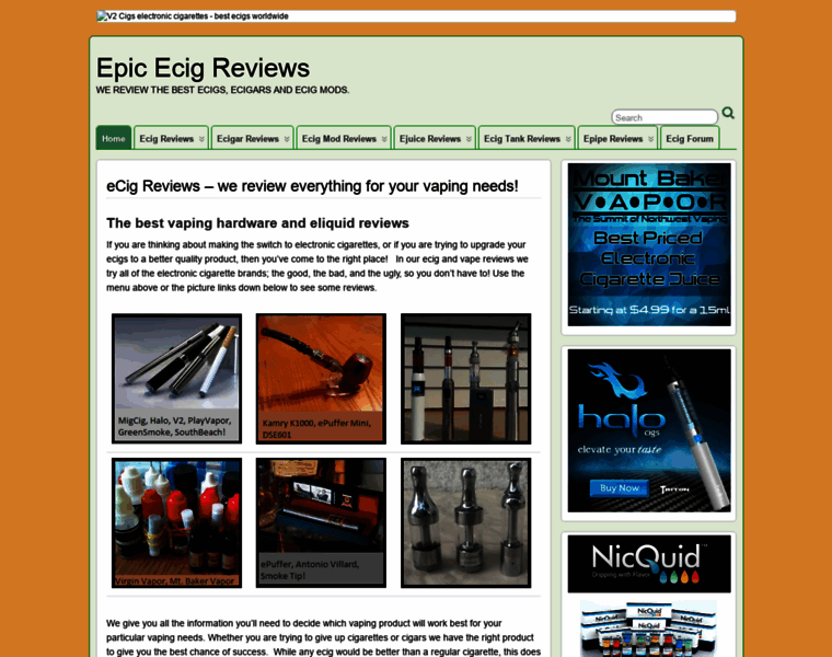 Epicecigreviews.com thumbnail