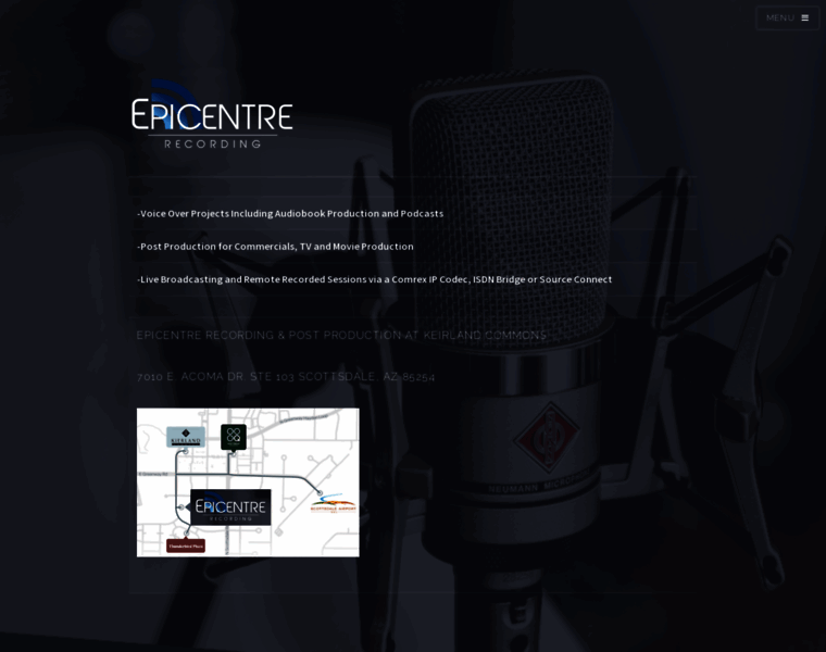 Epicentre-recording.com thumbnail