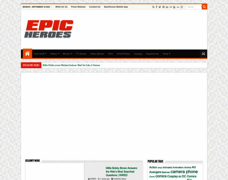 Epicheroes.com thumbnail