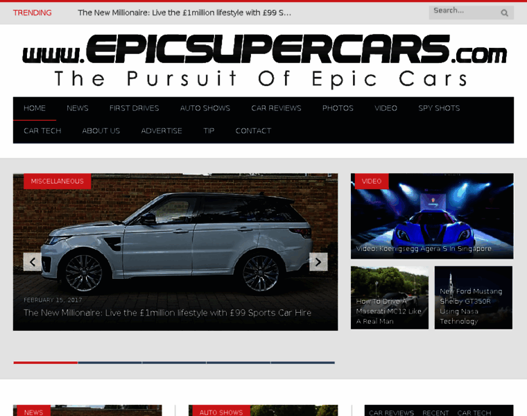 Epicsupercars.com thumbnail