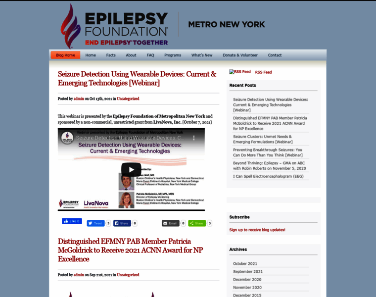 Epilepsynyc.com thumbnail