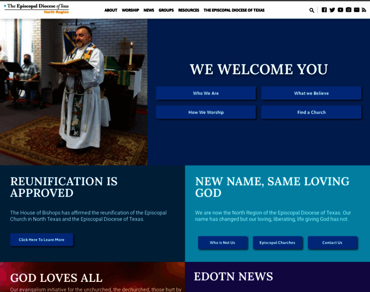 Episcopaldiocesefortworth.org thumbnail