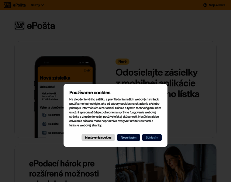Eposta.posta.sk thumbnail