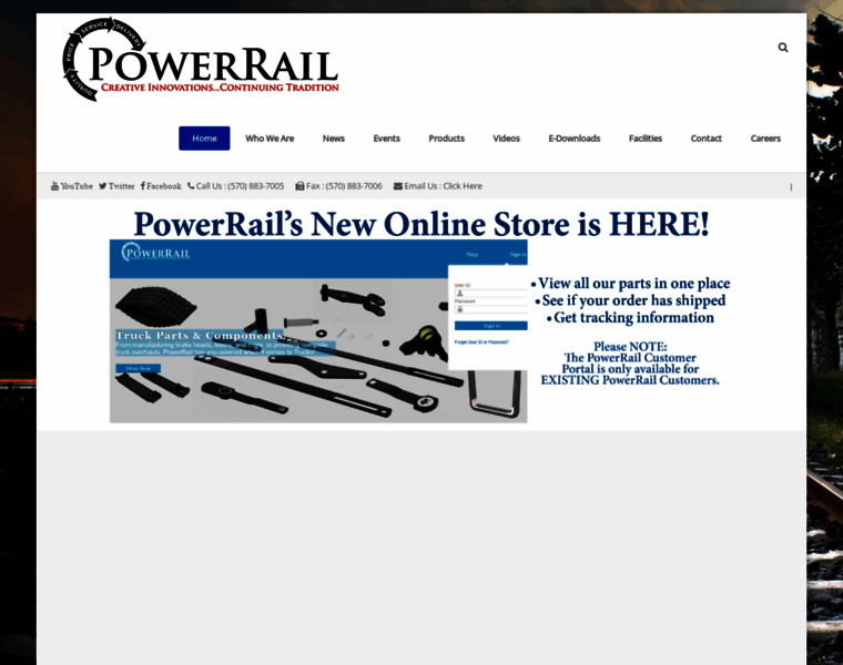 Epowerrail.com thumbnail