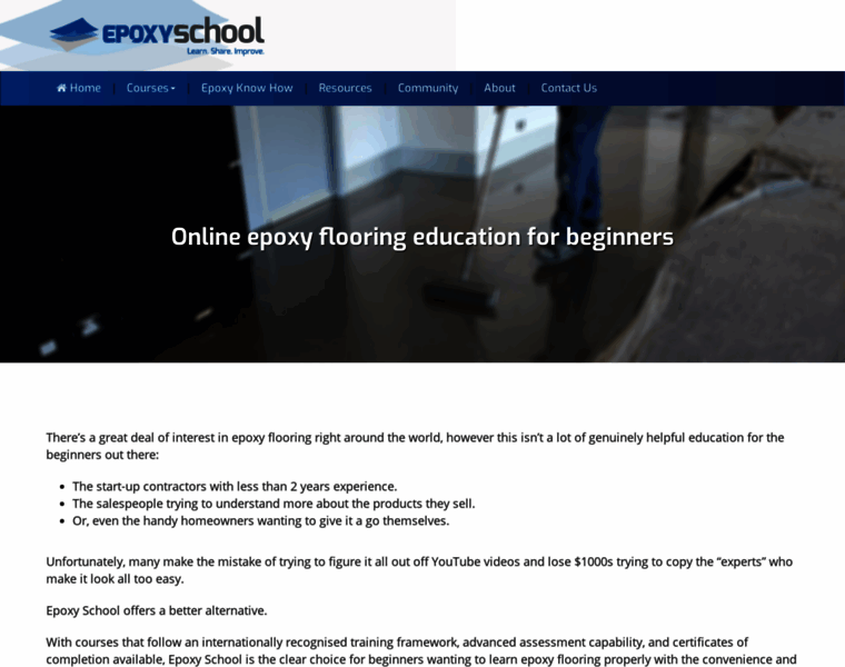 Epoxyschool.com thumbnail