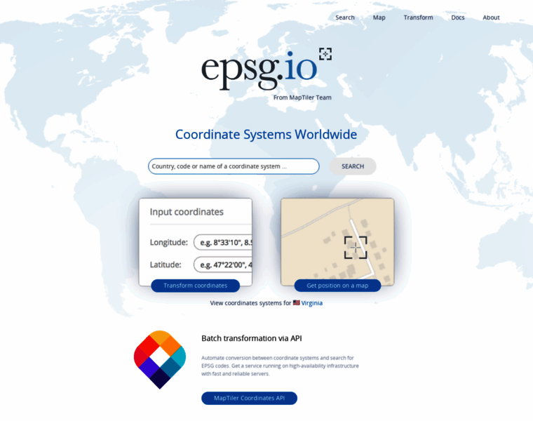 Epsg.io thumbnail Epsg.io thumbnail