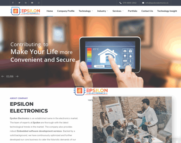 Epsilonelectronics.in thumbnail