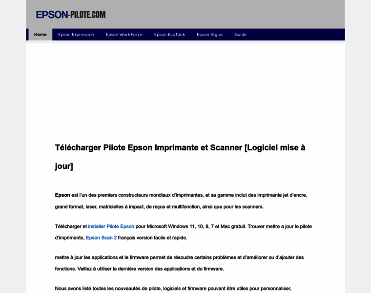 Epson-pilote.com thumbnail