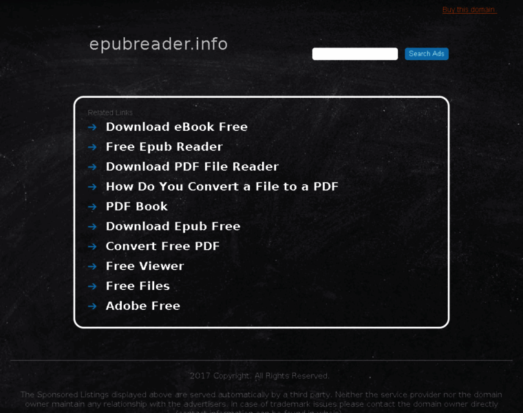 Epubreader.info thumbnail