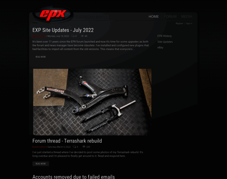 Epxbikes.com thumbnail
