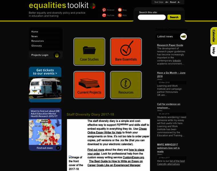 Equalitiestoolkit.com thumbnail